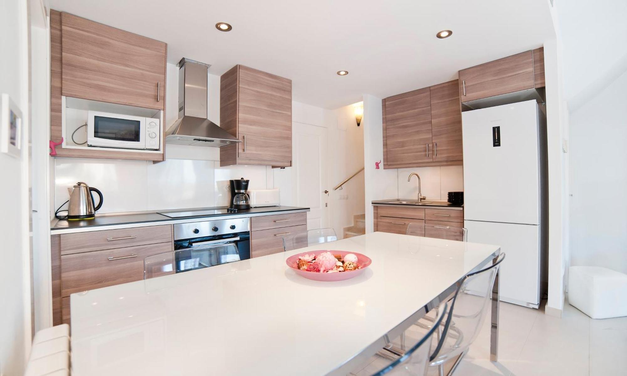 Duplex Moderno 3 Hab Parking, Vistas Al Mar Y Terraza Apartman Sitges Kültér fotó